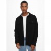 ONLY & SONS ONSNEWKODYL OVERSHIRT SWEAT NOOS BLACK