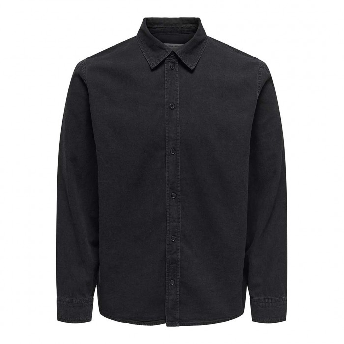 ONLY & SONS ONSSEAN YFM DNM SHIRT BLACK