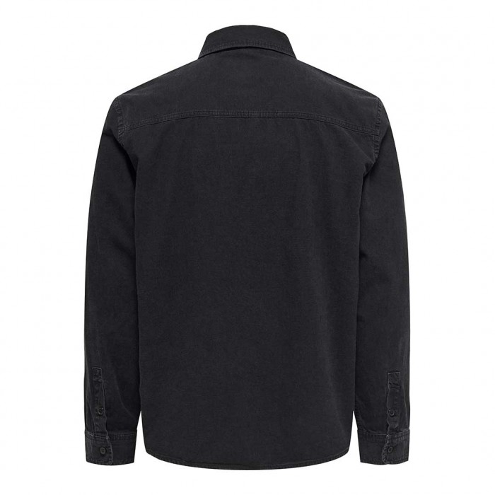 ONLY & SONS ONSSEAN YFM DNM SHIRT BLACK