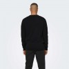 ONLY & SONS ONSALEX REG 12 CREW KNIT BLACK