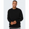 ONLY & SONS ONSALEX REG 12 CREW KNIT BLACK