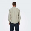 ONLY & SONS ONSALP RLX 2PKT WASHD CORD LS SHIRT NOOS ECRU ONLY & SONS ONSALP RLX 2PKT WASHD CORD LS SHIRT NOOS ECRU