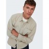 ONLY & SONS ONSALP RLX 2PKT WASHD CORD LS SHIRT NOOS ECRU ONLY & SONS ONSALP RLX 2PKT WASHD CORD LS SHIRT NOOS ECRU
