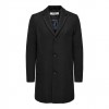 ONLY & SONS ONSMAYLON OTL LIFE WOOL COAT OTW BLACK ONLY & SONS ONSMAYLON OTL LIFE WOOL COAT OTW BLACK