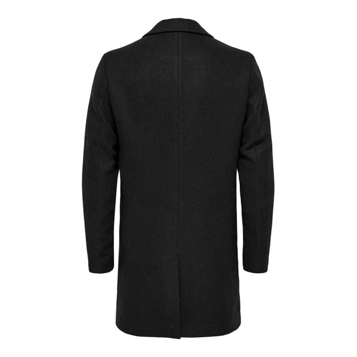 ONLY & SONS ONSMAYLON OTL LIFE WOOL COAT OTW BLACK