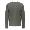 ONLY & SONS ONSTOBIE REG LS TEE CASTOR GRAY