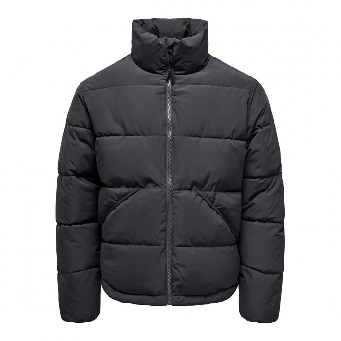 ONLY & SONS ONSPACK LIFE PUFFER JACKET OTW DRAK GREY