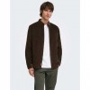 ONLY & SONS ONSMICHAEL 18W REG CORD STRETCH LS NOOS BROWN