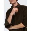 ONLY & SONS ONSMICHAEL 18W REG CORD STRETCH LS NOOS BROWN