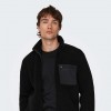 ONLY & SONS ONSDALLAS SHERPA JACKET OTW VD BLACK
