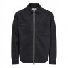 ONLY & SONS ONSRAY WASHED ZIP JACKET 0277 DARK GRAY