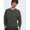 ONLY & SONS ONSTONY RLX 12 LS WAFFLE CREW KNIT NOOS DARL GRAY