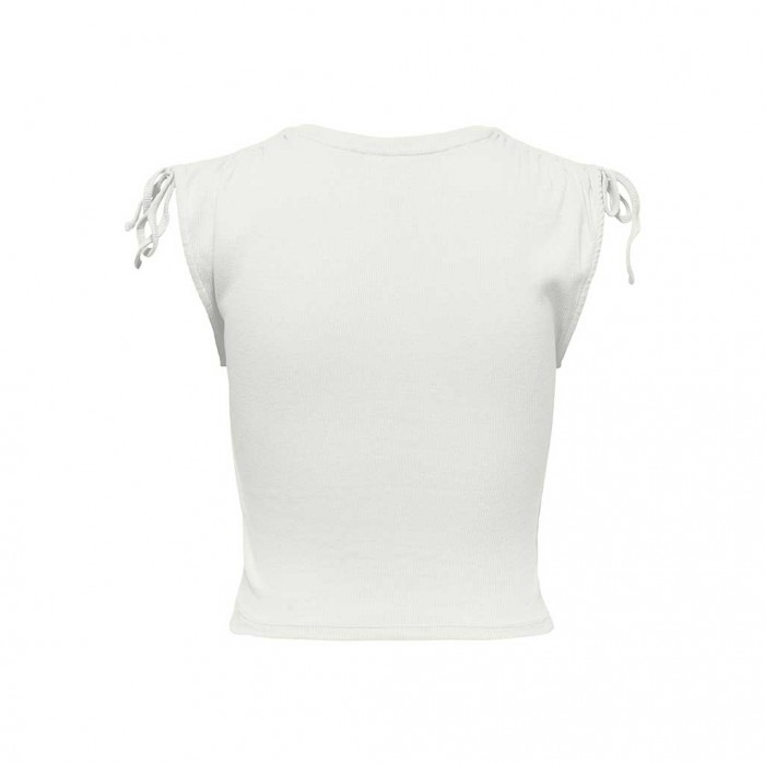 ONLY ONLLAILA LIFE S/L RUCH SHOULDER TOP JRS WHITE