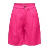 ONLY  ONLCARO HW WIDE LINEN BL SHORTS CC TLR PINK