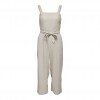 ONLY ONLCANYON-CARO LINEN BLEND JUMPSUIT PNT BEIGE