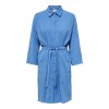 ONLY ONLARIS LIFE 3/4 BUT LONG DRESS PNT BLUE