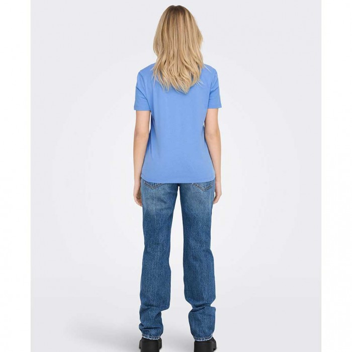 ONLY ONLKITA REG S/S SEQ HEART TOP BOX JRS BLUE