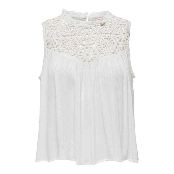 ONLY ONLRIKKE SL TOP WVN WHITE