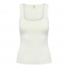 ONLY ONLEA S/L 2-WAYS FIT TOP JRS NOOS WHITE