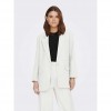 ONLY  ONLCARO-LANA L/S OVS LIN BLAZER TLR NOOS WHITE