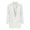 ONLY  ONLCARO-LANA L/S OVS LIN BLAZER TLR NOOS WHITE