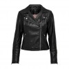 ONLY ONLGEMMA FAUX LEATHER BIKER OTW NOOS BLACK