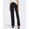 ONLY  ONLLANA-BERRY MID STRAIGHT PANT TLR NOOS BLACK