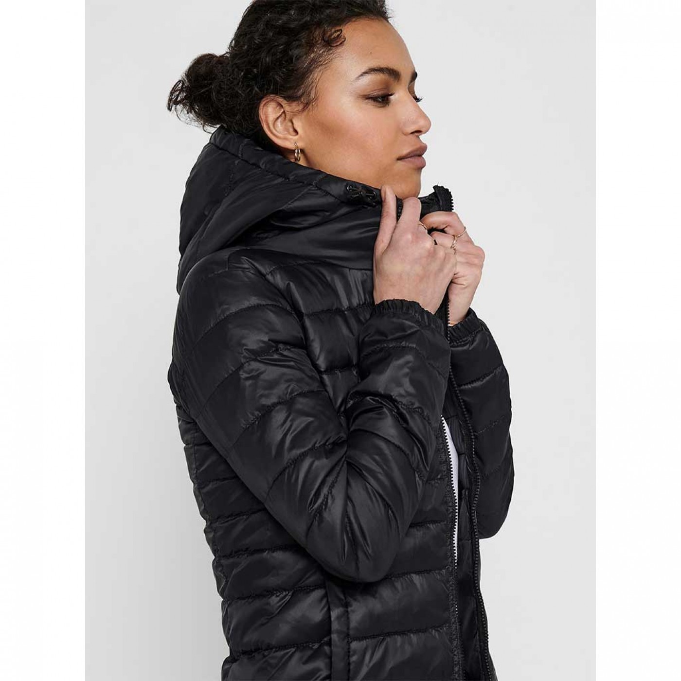ONLY Damen Onlbealo Hood Jacket - Winterjacke Mit Kapuze