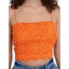 ONLY ONLALBA S/L SHORT LACE TOP JRS ORANGE