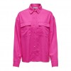 ONLY ONLCARO L/S OVS LINEN BL SHIRT CC PNT PINK