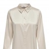 ONLY  ONLVICTORIA LS LOOSE SATIN SHIRT NOOSWVN BEIGE