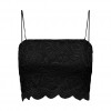 ONLY ONLALBA S/L SHORT LACE TOP JRS BLACK