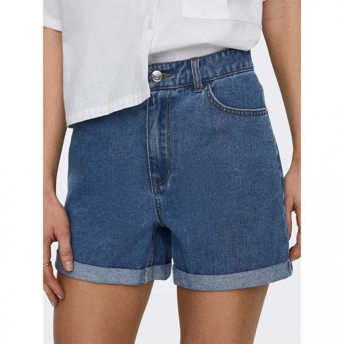 ONLY ONLVEGA HW MOM DNM SHORTS NOOS BLUE