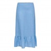 ONLY  ONLTOKYO HW LINEN BLEND LONG SKIRT PNT SIEL