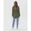 ONLY SHORT SOLID COLOR TRENCHCOAT Green / Grape Leaf