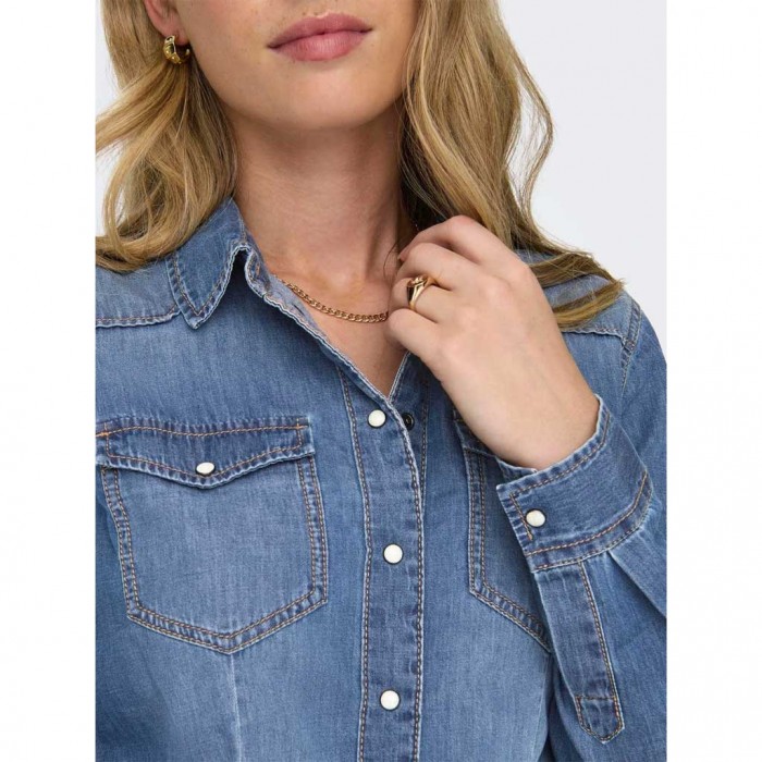 ONLY DENIM SHIRT Blue / Medium Blue Denim