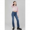 ONLY  ONLVIVA LIFE LS CROP O-NECK CC KNT PINK