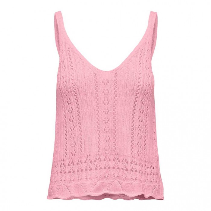 ONLY ONLLYZET LIFE S/L TOP KNT NOOS PINK