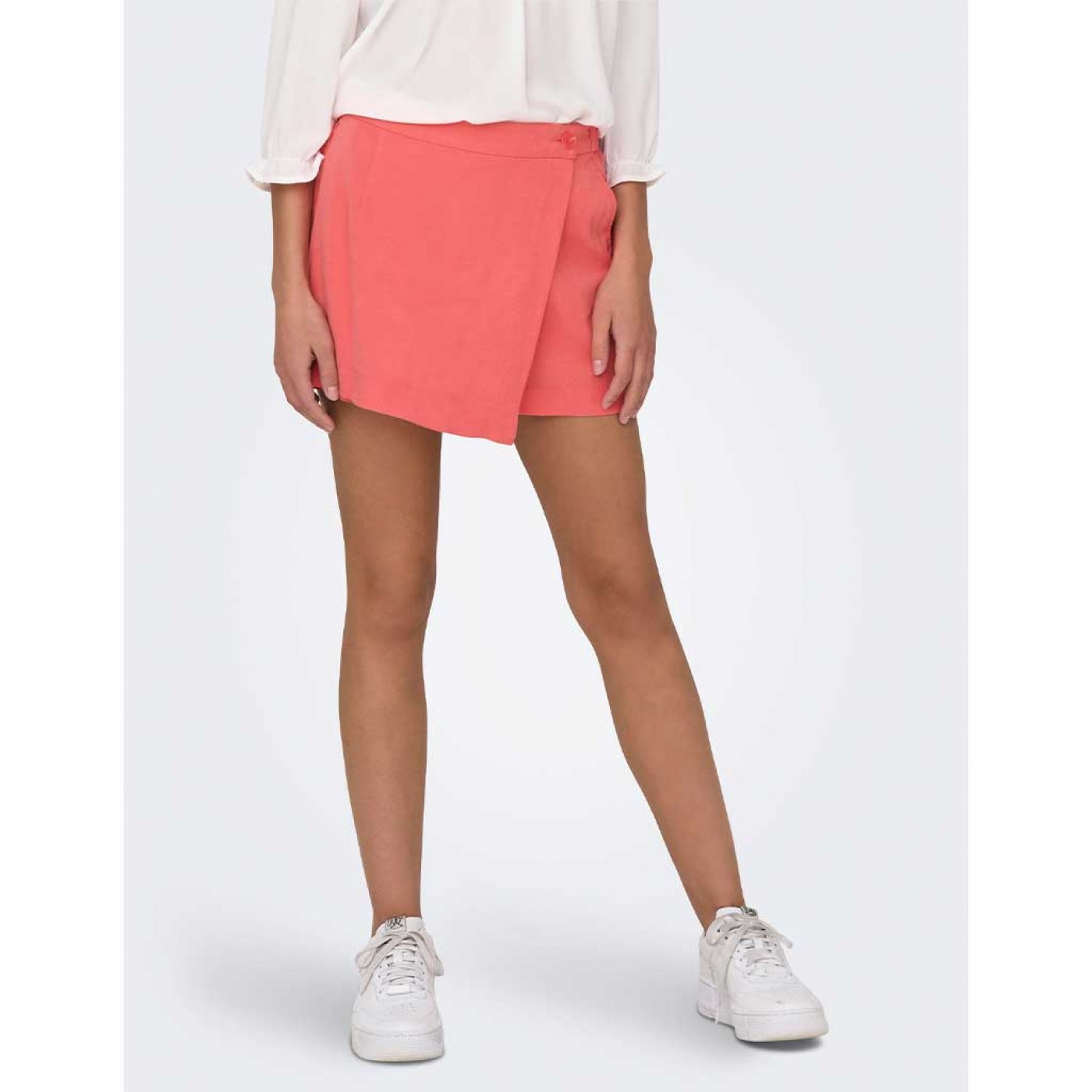 ONLY ONLMIST YASMINE - Džínové kraťasy - washed black/černá