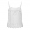 ONLY  ONLLOU LIFE EMB SINGLET PTM WHITE