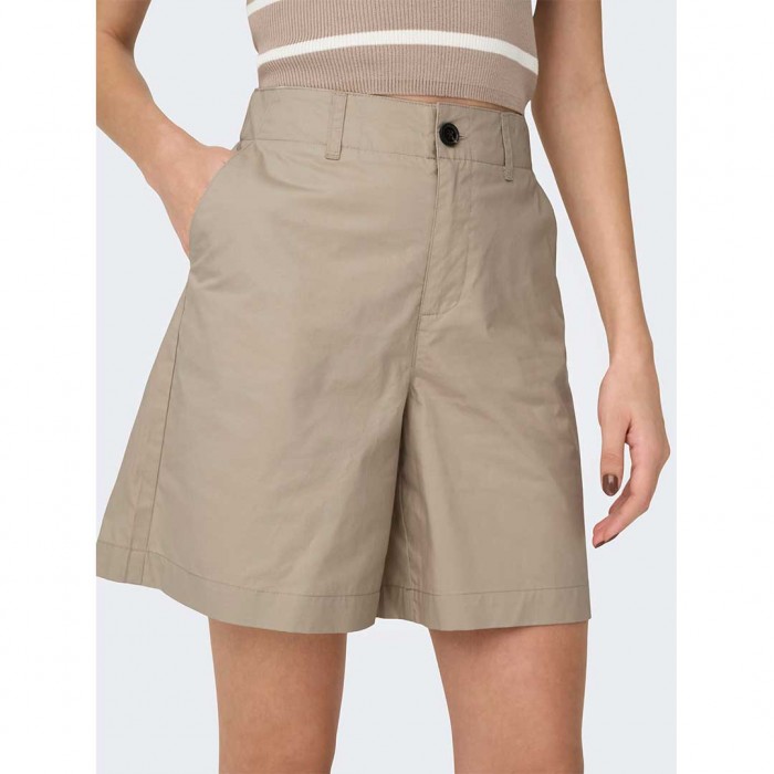 ONLY ONLZORA MW BERMUDA SHORTS PNT BEIGE