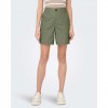 ONLY ONLZORA MW BERMUDA SHORTS PNT GREEN ONLY ONLZORA MW BERMUDA SHORTS PNT GREEN