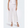 ONLY ONLROXANNE HW LONG CULOTTE PANT WVN WHITE ONLY ONLROXANNE HW LONG CULOTTE PANT WVN WHITE