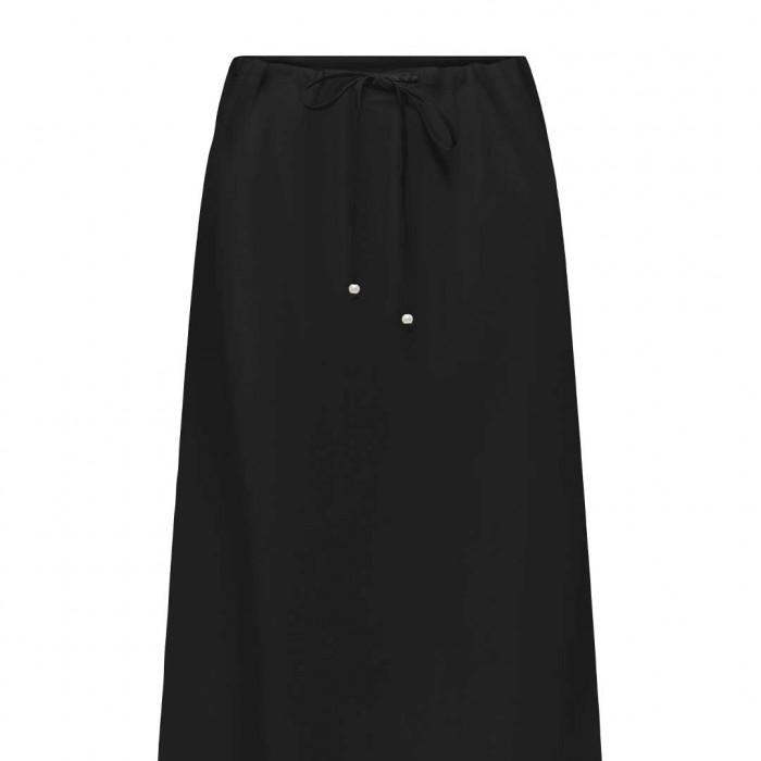 ONLY ONLJAKIRI LINEN LONG SKIRT PTM BLACK