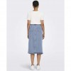 ONLY ONLBIANCA MIDI SKIRT DNM REA NOOS LIGHT BLUE