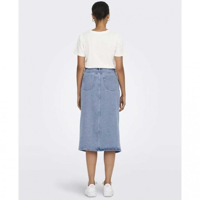 ONLY ONLBIANCA MIDI SKIRT DNM REA NOOS LIGHT BLUE