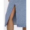 ONLY ONLBIANCA MIDI SKIRT DNM REA NOOS LIGHT BLUE