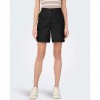 ONLY ONLZORA MW BERMUDA SHORTS PNT BLACK ONLY ONLZORA MW BERMUDA SHORTS PNT BLACK