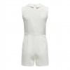 ONLY ONLADORA S/L PLAYSUIT TLR WHITE ONLY ONLADORA S/L PLAYSUIT TLR WHITE
