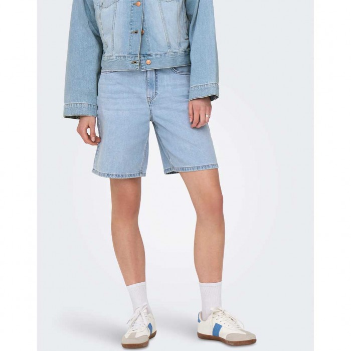ONLY ONLROBYN HW LONG SHORTS DNM PIM OY LIGHT BLUE